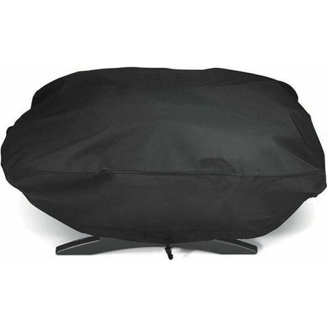 Housse 210D pour barbecues à gaz Weber Q1200 et 1000, compatible avec les modèles Q1200, Q1400, Q1000, Q100, Q120 Baby Q, anti-UV (1/4)