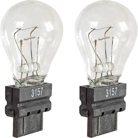 Bombilla de doble filamento 3157 12V P27/7W W2.5x16d – Luz potente para luces de freno e intermitentes – Instalación rápida – 5x16q (1/5)
