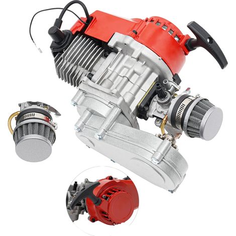 Moteur 2 temps de 49 cm³, puissance maximale 1,9 kW, vitesse maximale 48 km/h, construction robuste en aluminium (1/5)