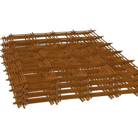 Set rete elettrosaldata ferro grezzo Ø 5 mm maglia 20 x 20 cm fogli 1,5 x 1 m pezzi 20 fogli - confezione 1 (1/5)