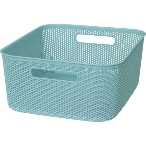Cestino all'uncinetto crochy 11l blu - 5five (1/2)