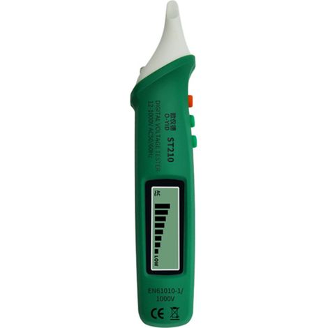 Testeur de tension CA numérique sans contact 12V-1000V, détecteur NCV avec sensibilité réglable, lampe torche et alarme sonore (1/5)