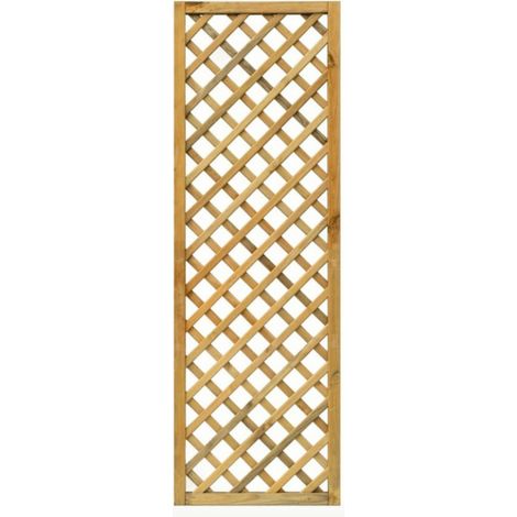 Pannello grigliato traliccio in legno impregnato piante rampicanti decorazione balconi 120x180 cm 573ec