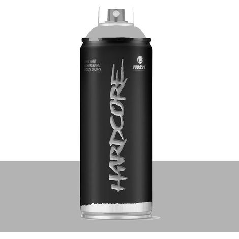 Bombe de peinture aérosol MTN Hardcore Gris squatter (RV-366) 0,4 L (1/2)