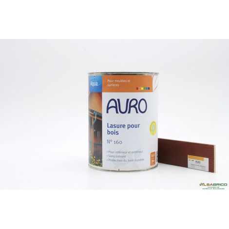 Lasure pour bois n°160 AURO, Brune -