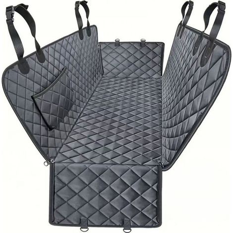Protection Car Dog, 147 137cm Cover Car Dog Waterproof and Non-slip, Universal Protection Siege Transport with Mesh Visual Window and Storage Pouch (1/5)