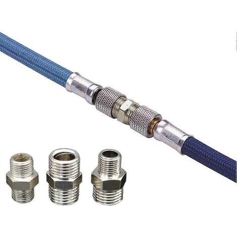 Kit de 14 adaptateurs pour aérographe, connecteurs mâles/femelles 1/8 et 1/4 pouce, déconnexion rapide (1/5)