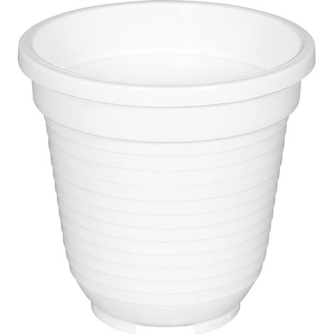Geli Blumentopf STANDARD Weiß Ø 6 cm - Kunststoff