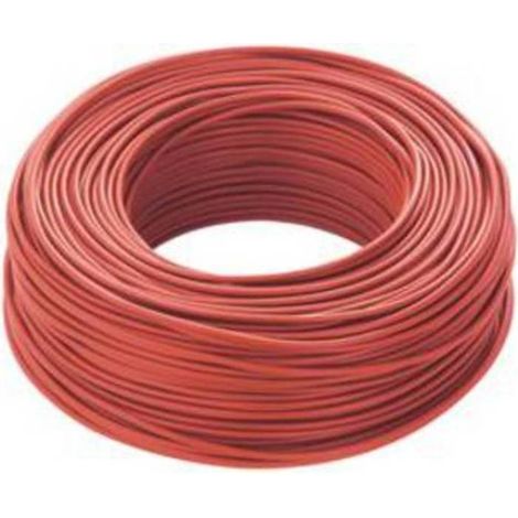 100 x CAVO ELETTRICO UNIPOL FS17 SEZ 2,5 MM ROSSO