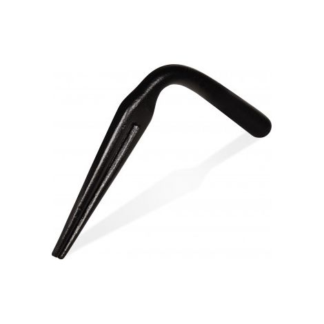 Edma – Fer à cingler – Outil forgé pour pliage et serrage des tôles – Profondeur de fente 140 mm – Finition émail gris effet marteau (1/5)