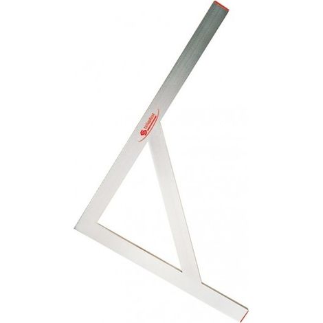 Taliaplast – Équerre de maçon aluminium soudée 150x200cm – Précision 1mm/m – Embouts plastique inclus – Pour béton armé et chantiers humides (1/5)