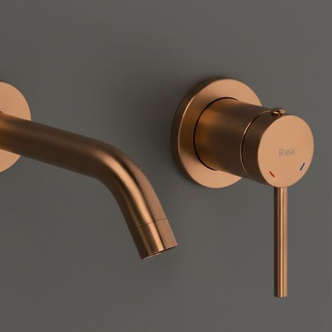 GRIFO EMPOTRADO PARA LAVABO REA CLIF BRUSHED COPPER (1/4)