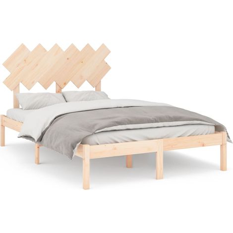 Maison Exclusive - Massivholzbett 120x190 cm