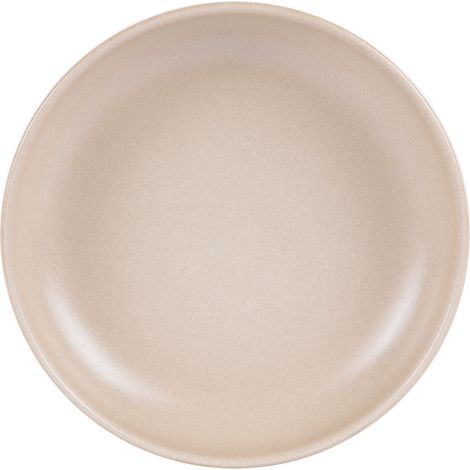 Table Passion - Assiette creuse Uno sable 22 cm (lot de 6) (1/2)