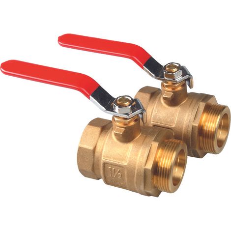 TECEfloor set de robinet à bille industriel 1 1/2\", 77381006,