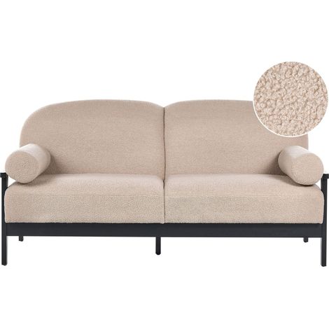 Sofa 3-Sitzer PILARNE Bouclé Beige (1/5)