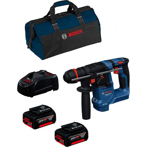 Perforateur BOSCH GBH 18V-18 X (2 x 5,0 Ah GAL1880CV Sac)