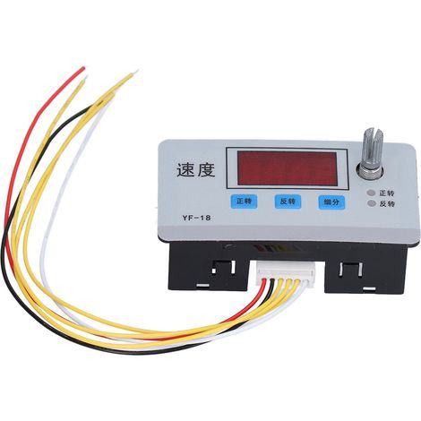CW/CCW-Schrittmotorsteuerung, Impulsmotortreiberplatine mit Digitalanzeige, DC 8–24 V (1/5)