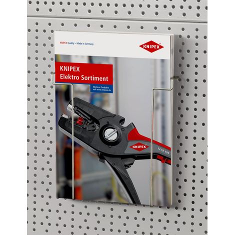 KNIPEX 00 19 36 Porte-prospectus pour présentoirs linéaires 45 mm