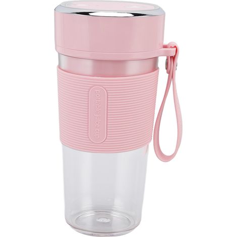 Elektrische Rührschüssel (300 ml), 1200-mAh-Akku, einfache Bedienung, USB-Aufladung, tragbare Größe, ideal für Büro, Zuhause und Reisen, rosa. (1/5)