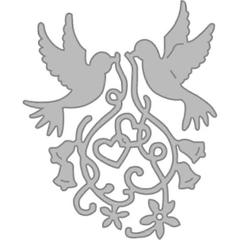 Stanzformen mit Vogelmotiven aus Metall, Schablone für DIY-Scrapbooking-Alben, Papierkarten, Prägedekoration