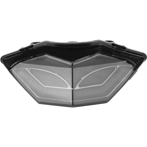 Feu arrière moto avec clignotants et stop compatible Ninja 300 250 250R Z250 (lumière bleu rouge) (1/5)
