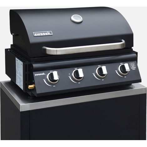 Parrilla de gas 4 quemadores empotrable