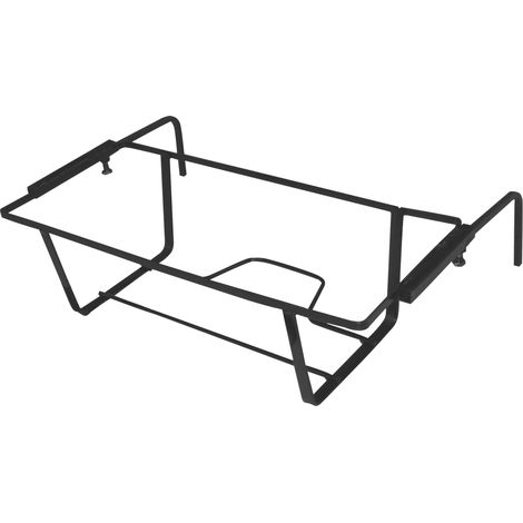 PORTAVASO DA BALCONE REGOLABILE NERO cm. 50 5.00 pz