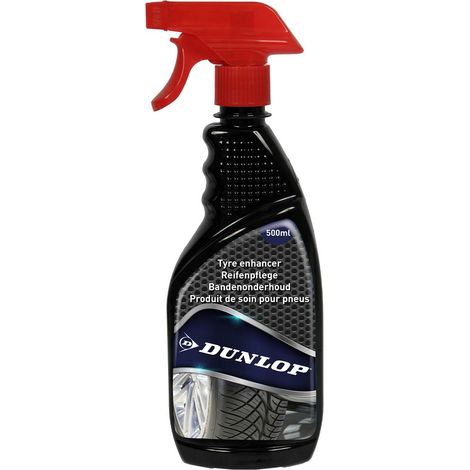 Soin Pneus 500ml DUNLOP - Ravive & Protège, Brillance Durable, Anti-Saleté & Vieillissement, Facile à Appliquer