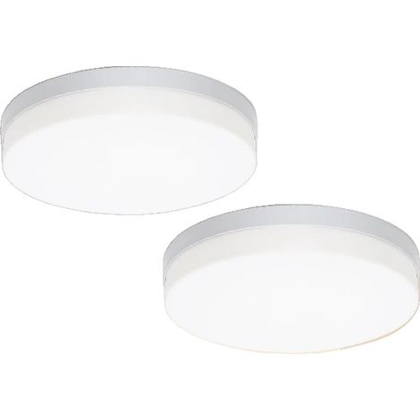 Lámpara de techo, de bajo consumo, diseño minimalista, 2 unidades, luz blanca fría. (1/2)