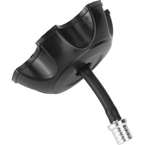 Réservoir d'essence universel en plastique pour moto tout-terrain et quad, avec soupape de ventilation et durite de purge (Argent) (1/3)