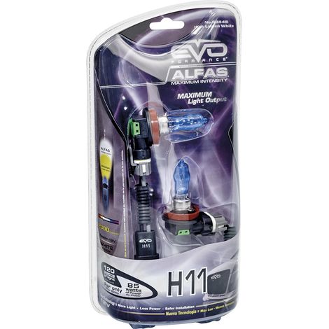 2 Ampoules H11 Alfas Maximum Intensity 4300K 85-120W - EvoFormance