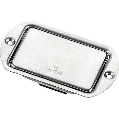 Boîtier pour pile 9V pour guitare, compartiment à pile à bouton-poussoir, style ovale, pour guitare et basse actives (1/5)