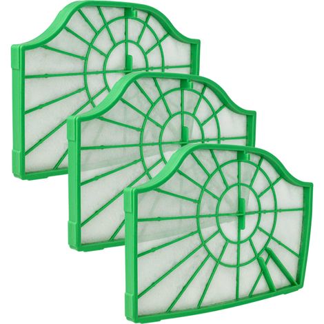 vhbw Set de 3x filtro de protección del motor reemplaza Sebo 1825 para aspiradoras - Filtro protector motor