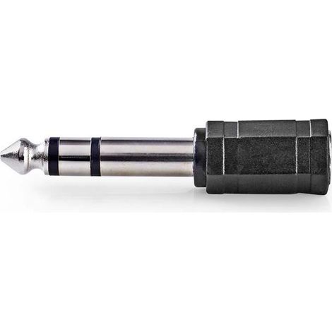 Adaptador de audio estereo pasador de 635 mm honra de 35 mm chapado en oro rak abs antracita 1 pc cerrar