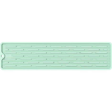 Tapis isolant en silicone antidérapant pour plan de travail, tapis de fixation pour planche à découper, tapis d'égouttage multifonctionnel pour cuisine et salle de bain (1/5)