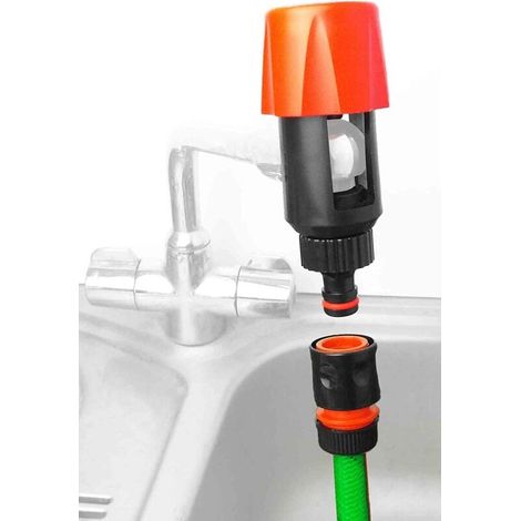 Connettore per tubo flessibile del rubinetto da cucina, adattatore universale per rubinetto/adattatore per tubo flessibile, raccordo flessibile per tubo, gruppo tubo flessibile per rubinetto, 4,5 x 2 (1/2)