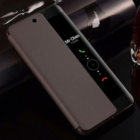 Housse Flip Huawei P20 Lite avec veille automatique, étui Smart View réveil, coque de protection pour Huawei P20lite (1/5)