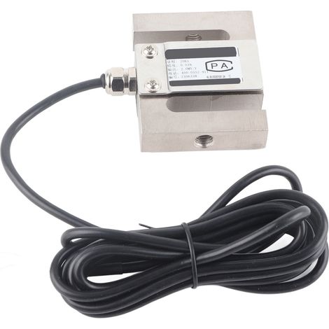 Capteur de poids à cellule de charge de type S M8x1,25 en acier inoxydable, capteur de force de traction, de compression et de tension 20 kg (1/5)