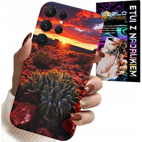 Coque pour Samsung Galaxy S22 Ultra - Vue du désert mexicain + film protecteur (1/5)