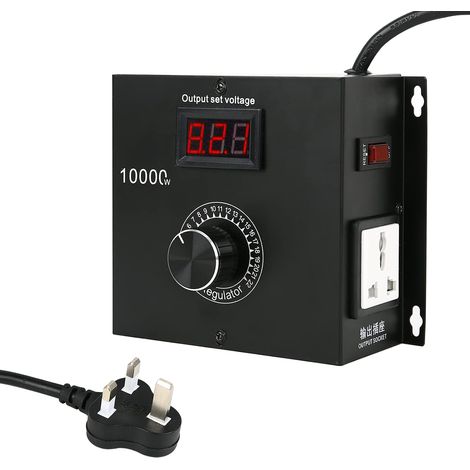10000-W-Spannungsregler, 220-V-Wechselspannungsregler, Hochleistungs-Motordrehzahlregler, Spannungswandler, elektronischer SCR-Motortemperaturregler (1/5)