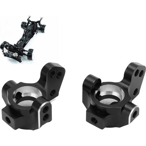 1 Paire de Supports de Direction en Alliage d'Aluminium pour Voiture RC 3Racing Sakura D5 1/10, Pièces de Rechange et Amélioration (1/5)