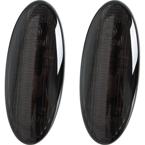 Intermitentes laterales LED ahumados din谩micos para Nissan Cube, Juke, Leaf, Micra III, IV, Navara D23, Note, NV200, Qashqai J10, X-Trail, juego de 2 unidades (1/5)
