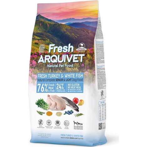 Arquivet alimentazione semi-umida naturale per cani senior (1/3)