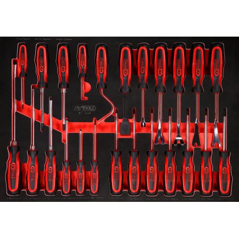 Jeu de tournevis dans insert en mousse, 24 pcs KS Tools (1/3)