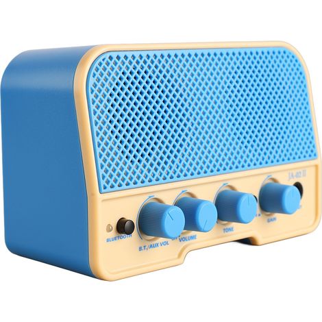 Amplificateur de guitare électrique Clean Overdrive à deux canaux, entrée AUX et Bluetooth pour jouer Sky Blue (1/5)
