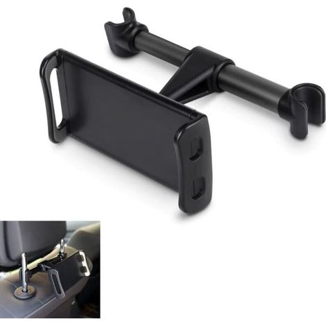 Support Tablette Voiture. Porte Tablette Téléphone Voiture pour Appui-tête avec Universel Rotation 360° pour tablettes et téléphones de 4,7 à 11 Pouces (1/5)