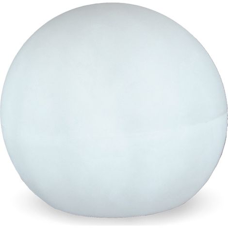 Newgarden – Boule lumineuse décorative 20 cm – Charge solaire et batterie rechargeable – LED RGB avec télécommande – Résistante aux UV et IP65