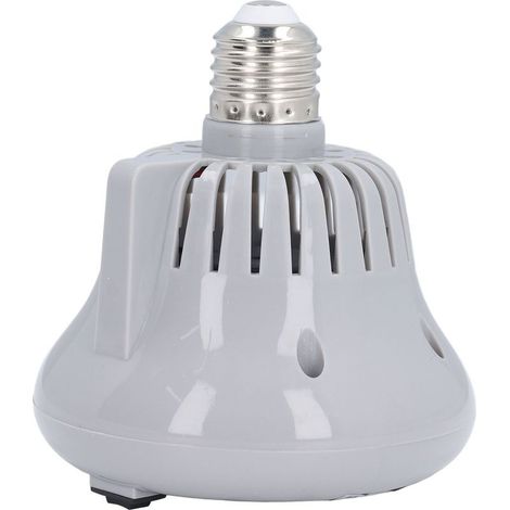 Lampe chauffante pour poulailler E27, température réglable, protection contre les surcharges, pour animaux de compagnie, canards, volailles, Reptiles barbus, gris (1/5)