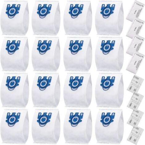 Packung mit 16 3D GN Staubsaugerbeuteln für Miele AirClean mit 4 Motorschutzfiltern und 4 AirClean-Filtern (1/5)